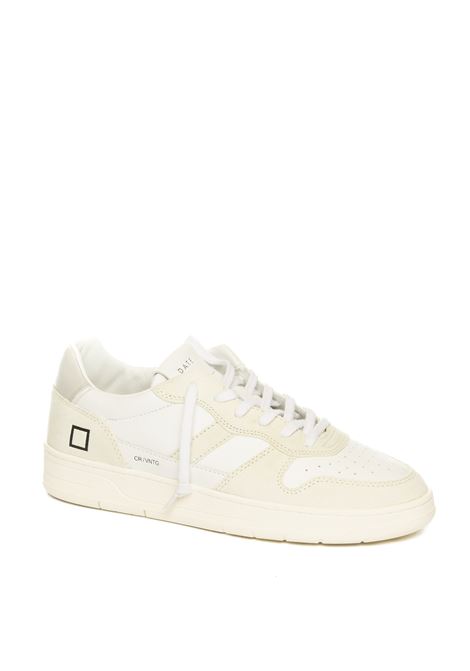 Sneaker court vintage bianco D.A.T.E. | COURT UVINTAGE-WHITE